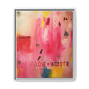 Love + Wonder #5 Framed Canvas Art