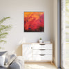 Red Hot Heart Framed Canvas Art