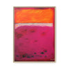 Crimson Orange Skies Framed Canvas Art