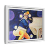 Rocket Quack. A Feathered Tribute to the King of Keys Framed Canvas
