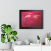 Crimson And Rose — Framed Art Print