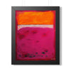 Crimson Orange Skies — Framed Art Print