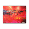 Where Fire Learned to Speak Framed Canvas Art