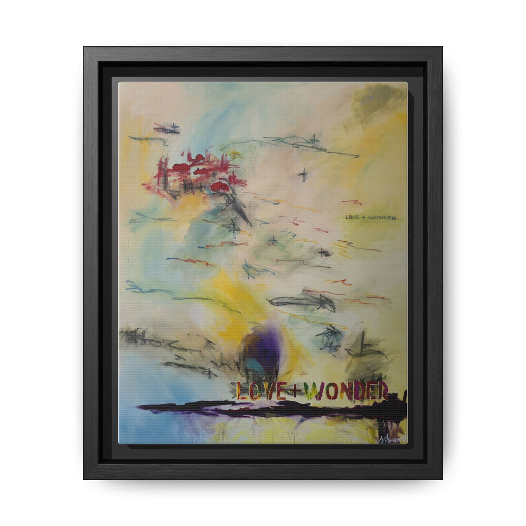 Love + Wonder #6 Framed Canvas Art