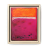 Crimson Orange Skies Framed Canvas Art