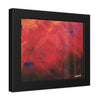 Vibrant Abstract Framed Poster Art for Home Decor angeled rotate 10" x 8" (Horizontal)