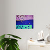 On the Lake Its Raining — Acrylic Print