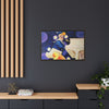 Rocket Quack. A Feathered Tribute to the King of Keys Framed Canvas