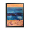 Seafoam and Sand black frame 12" x 16" (Vertical)