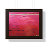 Ruby Red (Abstract)  — Framed Art Print