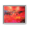 Where Fire Learned to Speak Framed Canvas Art