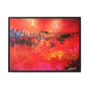 Where Fire Learned to Speak Framed Canvas Art