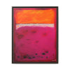 Crimson Orange Skies Framed Canvas Art