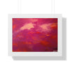 Crimson And Rose — Framed Art Print