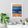 Seafoam And Sand Framed  Poster