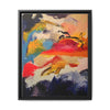 Saffron Rouge Framed Canvas Frame