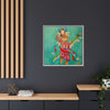 Shaman Spiritwalker Framed Canvas Art