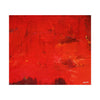 Flaming love. red abstract #5 Posters