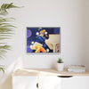 Rocket Quack. A Feathered Tribute to the King of Keys Framed Canvas