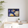 Rocket Quack. A Feathered Tribute to the King of Keys Framed Canvas