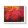 Red Hot Heart — Framed Art Print