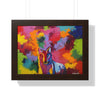 Eclipse of Gray (Gray Wolf Magnificence) — Framed Art Print