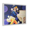 Rocket Quack. A Feathered Tribute to the King of Keys Framed Canvas