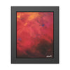 Vibrant Abstract Framed Poster Art  8" x 10" (vertical) for Home Decor