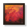 Red Hot Heart — Framed Art Print