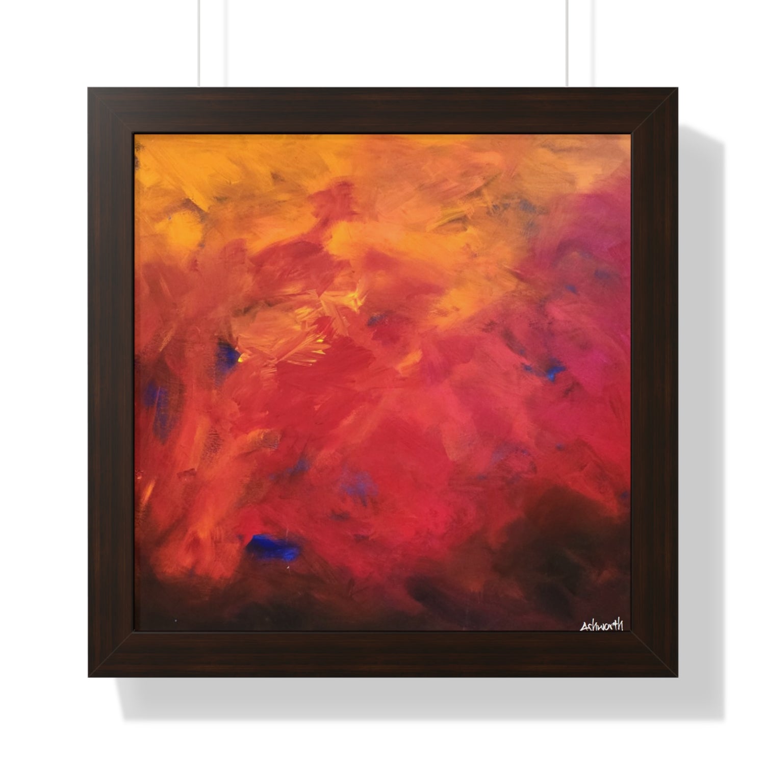 Red Hot Heart — Framed Art Print