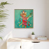Shaman Spiritwalker Framed Canvas Art