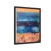 SeaFoam and Sand Framed Canvas Art