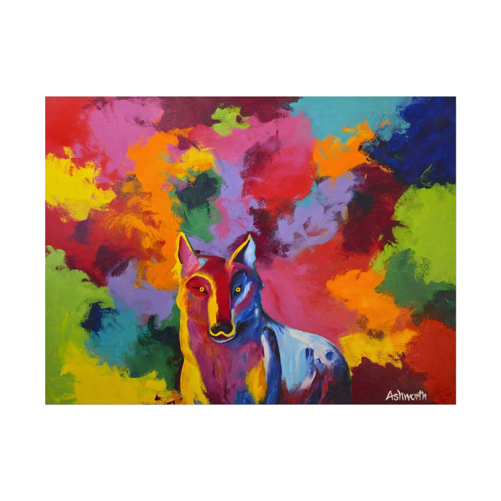 Eclipse of Gray (Gray Wolf Magnificence) - Premium Matte Posters