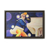 Rocket Quack. A Feathered Tribute to the King of Keys Framed Canvas