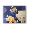 Rocket Quack. A Feathered Tribute to the King of Keys Framed Canvas