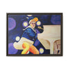 Rocket Quack. A Feathered Tribute to the King of Keys Framed Canvas