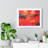 Where Fire Learned to Speak — Framed Art Print