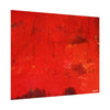 Flaming love. red abstract #5 Posters