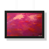 Crimson And Rose — Framed Art Print