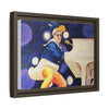Rocket Quack. A Feathered Tribute to the King of Keys Framed Canvas