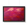 Crimson And Rose — Framed Art Print