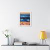 Seafoam And Sand Framed  Poster