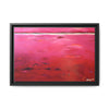 Ruby Red (Abstract) Framed Canvas Art