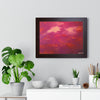 Crimson And Rose — Framed Art Print