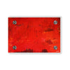 Flaming love. red abstract #5 Acrylic Wall Art