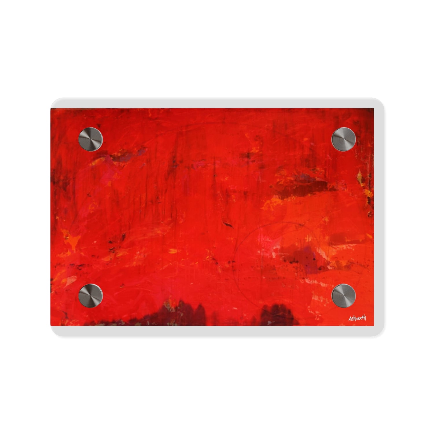 Flaming love. red abstract 