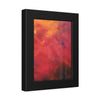 Vibrant Abstract Framed Poster Art for Home Decor angeled rotate 6" x 8" (vertical)