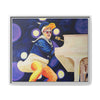 Rocket Quack. A Feathered Tribute to the King of Keys Framed Canvas