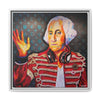 George Washington Rocks Framed Canvas Art