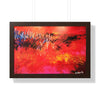 Where Fire Learned to Speak — Framed Art Print